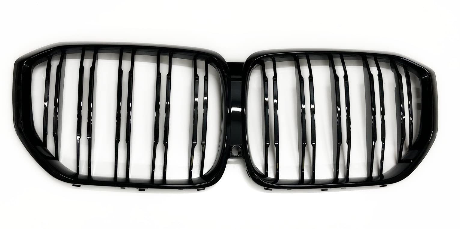 Passend für X5 G05 Schwarz Glanz Kühler- Sport- Front- Doppel- Rippen- Grill Links Rechts ab 2018- Passend für X5 G05 Schwarz Glanz Kühler- Sport- Front- Doppel- Rippen- Grill Links Rechts ab 2018- von goingfast
