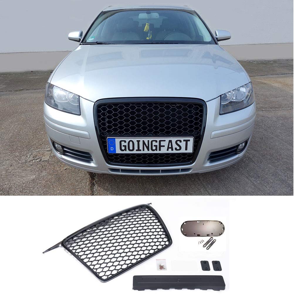 goingfast 1122901 Waben- Gitter- Kühler- Sport- Front- Rippen- Grill ohne Emblem Schwarz Eintragungsfrei goingfast 1122901 Waben- Gitter- Kühler- Sport- Front- Rippen- Grill ohne Emblem Schwarz Eintragungsfrei von goingfast