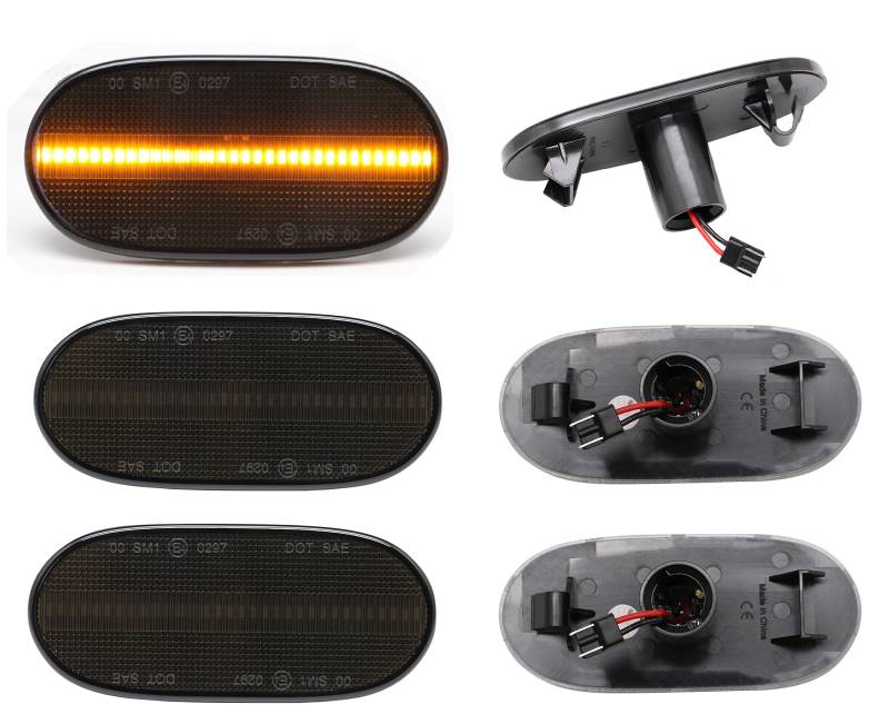 Passend für Mercedes Spinter W906 LED Seitenmarkierungsleuchten Schwarz 06-18 Positionsleuchten Begrenzungsleuchten Eintragungsfrei von goingfast