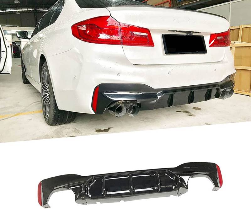Auto Heckspoiler FüR BMW 5 Series G30 G31 G38 M-Tech M Sport 2017 2018, FlüGel Dachseiten Heckscheiben Splitter Heckdiffusor Lippenverkleidung Styling ZubehöR von GoNMF