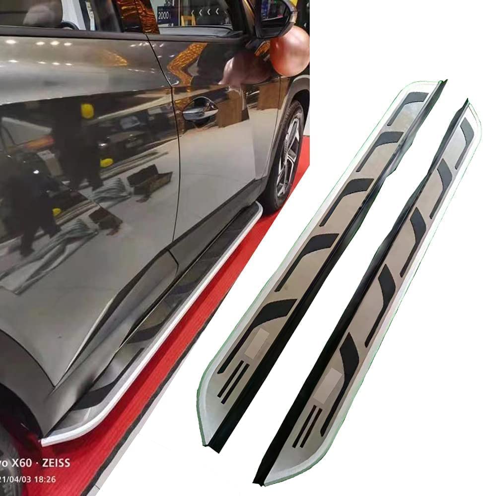 Auto Seitenschweller FüR Toyota Highlander XU70 2021 2022, Anticrash Pedale Winglet Splitter Lip VerläNgerung Dekoration Protector ZubehöR von gonmf