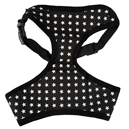 good01 verstellbar Kleine Haustiere Hund Brustgurt Weste Polka Dot Star Grid Geschirr von good01