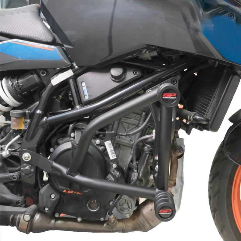 GP Kompozit Motorschutz Sturzbügelschutz Schwarz Kompatibel für KTM 125 Duke / 200 Duke / 250 Duke / 390 Duke 2024-2025 von GP Kompozit
