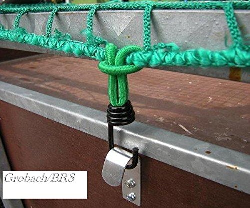 Expanderhaken für Abdecknetze 8 Stück Metallhaken Schleife Anhängernetz Metall Haken Anhänger Netz Sicherung von Grobach/BRS
