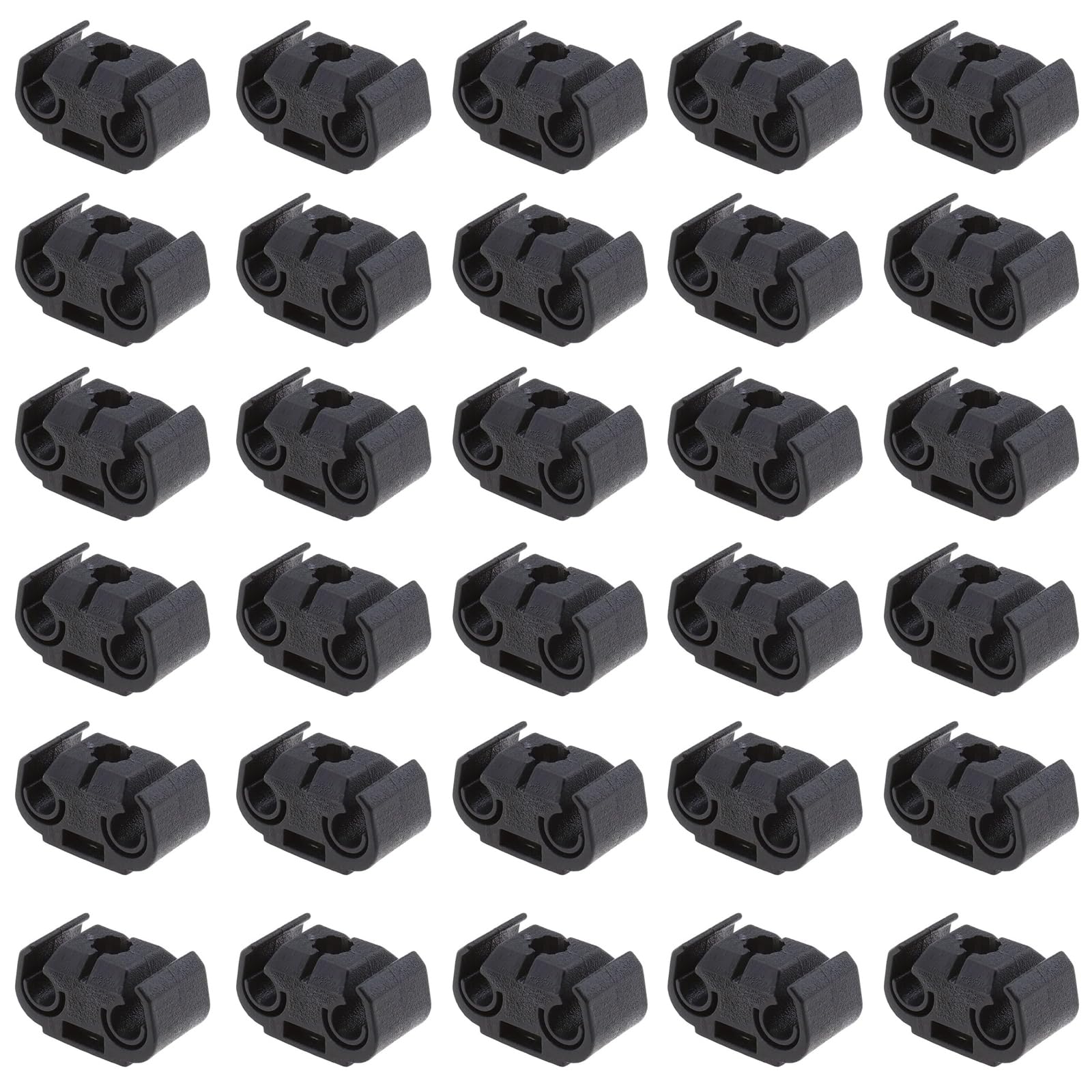 Auto Bremsleitung Clip, 50 Stück Auto-Bremsschlauch-Clips, Schwarz Bremsleitungs-Halterung, Bremsschlaeuche Clip,Bremsleitung Halter Bremsschlauch Clip von gvivej