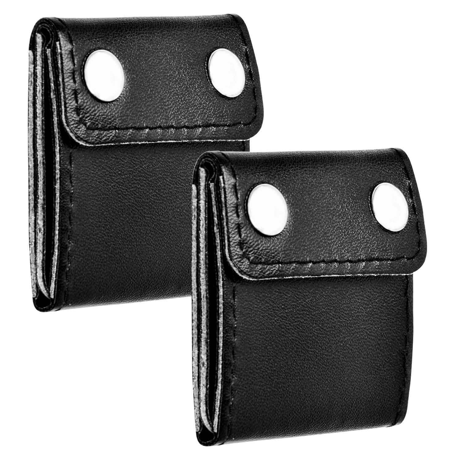 Auto Sicherheitsgurt Clip,2 Stück Sicherheitsgurt Clips Set,Sicherheitsgurt Versteller, Zur Schulter- und Nackenentspannung (schwarz)5 x 5.5 cm von gvivej