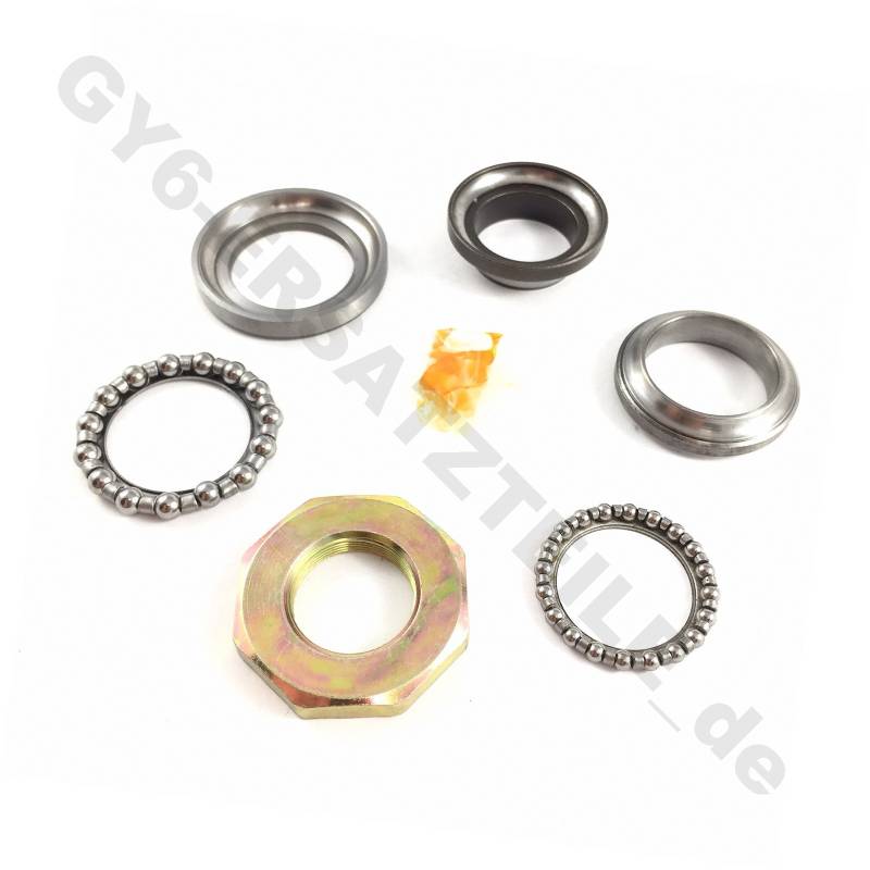LENKKOPFLAGER/STEUERSATZ KOMPLETT für BAOTIAN SARO AGM BENZHOU YIYING FLEX TECH HUATIAN MOTINO BENERO JINLUN YIBEN ZNEN KYMCO JINAN QINGQI REX RS SACHS FOSTI CHINA ROLLER QUAD ATV GY6 von GY6-Ersatzteile.de