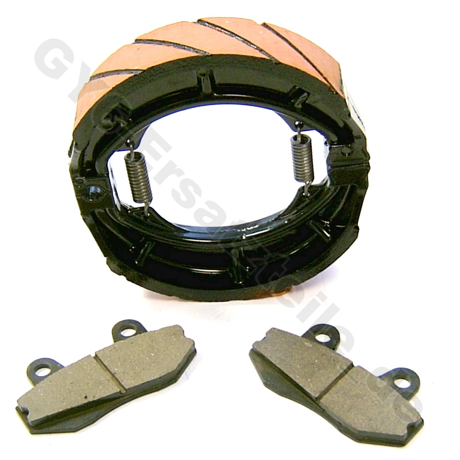 RACING BREMSBELÄGE SET mit Ø125mm BREMSBACKEN hinten für AGM BAOTIAN ERING ADLY KYMCO JINLUN FLEX TECH QINGQI JACK FOX BENZHOU XINLING JONWAY HYOSUNG YIYING ZNEN CHINA ROLLER 4TAKT 125-250ccm RACING BREMSBELÄGE SET mit Ø125mm BREMSBACKEN hinten für AGM BAOTIAN ERING ADLY KYMCO JINLUN FLEX TECH QINGQI JACK FOX BENZHOU XINLING JONWAY HYOSUNG YIYING ZNEN CHINA ROLLER 4TAKT 125-250ccm von gy6-ersatzteile_de