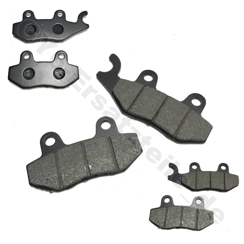 SCHEIBEN BREMSE BREMSBELÄGE für 2 Kolben BREMSSATTEL für YIYING QINGQI KYMCO LEIKE JMSTAR BAOTIAN HYOSUNG FLEX TECH ERING ZNEN CHINA ROLLER von gy6-ersatzteile_de
