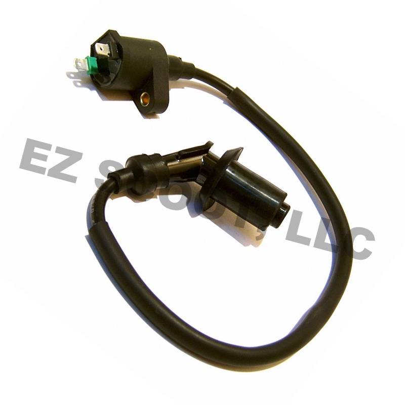 ZÜNDSPULE MIT ZÜNDKERZEN STECKER 4-TAKT z.B. BAOTIAN AGM GMX BENZHOU YIYING FLEX TECH HYOSUNG MOTINO BENERO JINLUN YIBEN ZNEN KYMCO REX RS CHINA ROLLER GY6 von gy6-ersatzteile_de