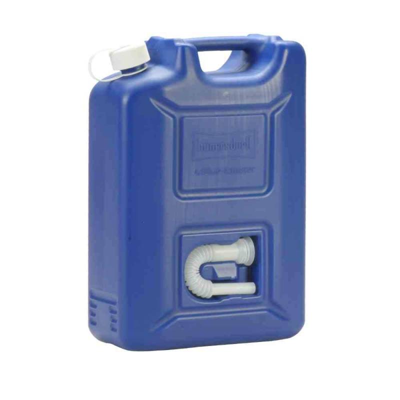 hünersdorff AdBlue Kanister 20 l, ideal zur Betankung an AdBlue-PKW-Zapfsäulen, Mehrwegkanister mit Auslaufrohr, passt in AdBlue Tankstutzen, unbefüllt von hünersdorff