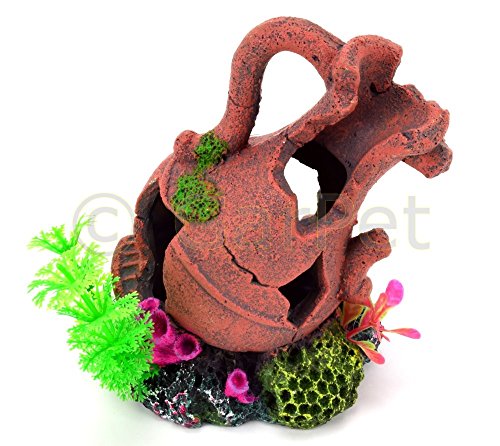 Aquarium Deko Amphoren Krug Kannen Wrack Aquarien Höhlen Vasen Dekoration Aquarium Deko Amphoren Krug Kannen Wrack Aquarien Höhlen Vasen Dekoration von happet