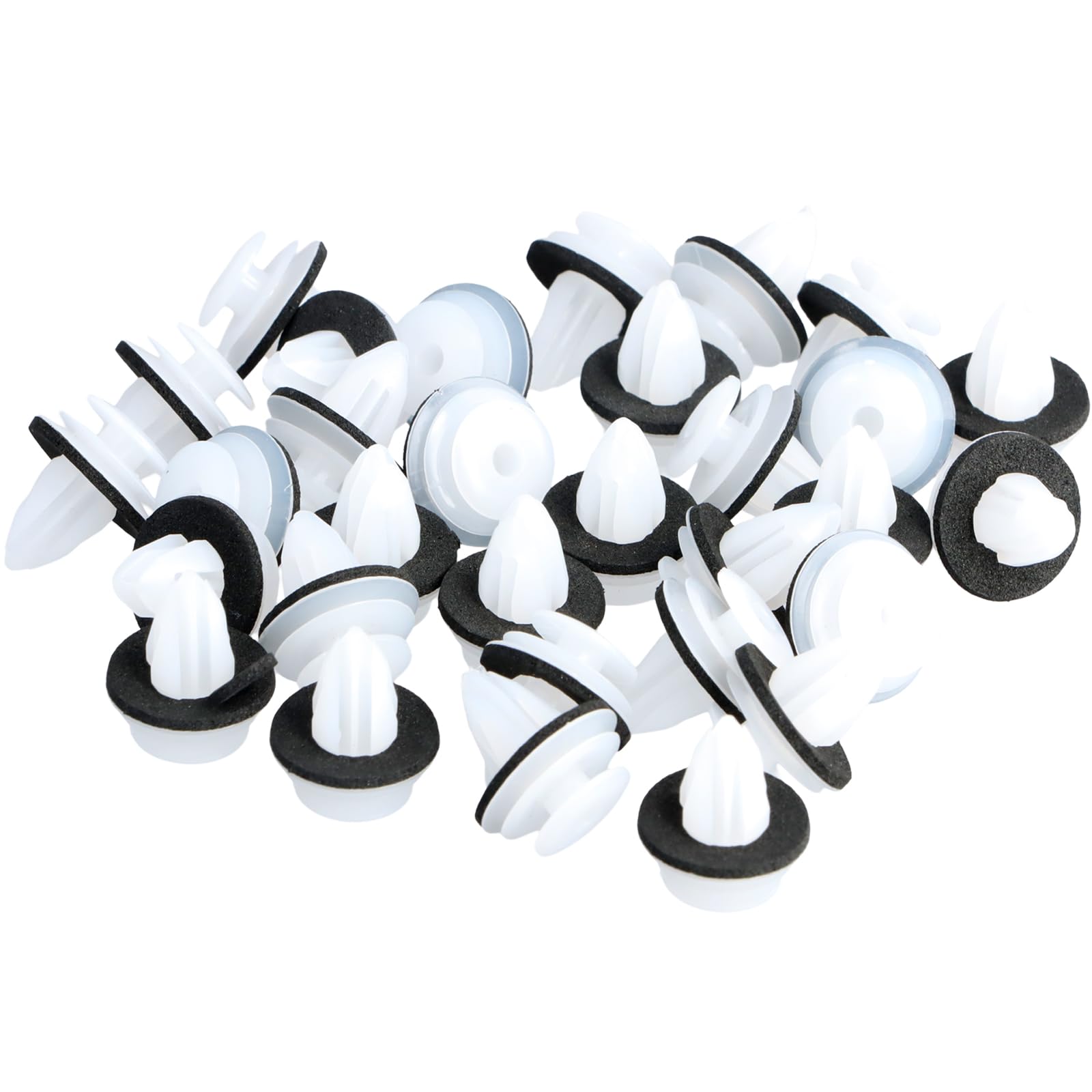 100 Stück Türverkleidung Clips, Automobil Befestigungs Clips, Auto Clips Innenverkleidung, Stoßstangen Zierleisten Plastikklips, Universal Unststoffnieten Klammern mit Dichtungsring 100 Stück Türverkleidung Clips, Automobil Befestigungs Clips, Auto Clips Innenverkleidung, Stoßstangen Zierleisten Plastikklips, Universal Unststoffnieten Klammern mit Dichtungsring von heavenlife
