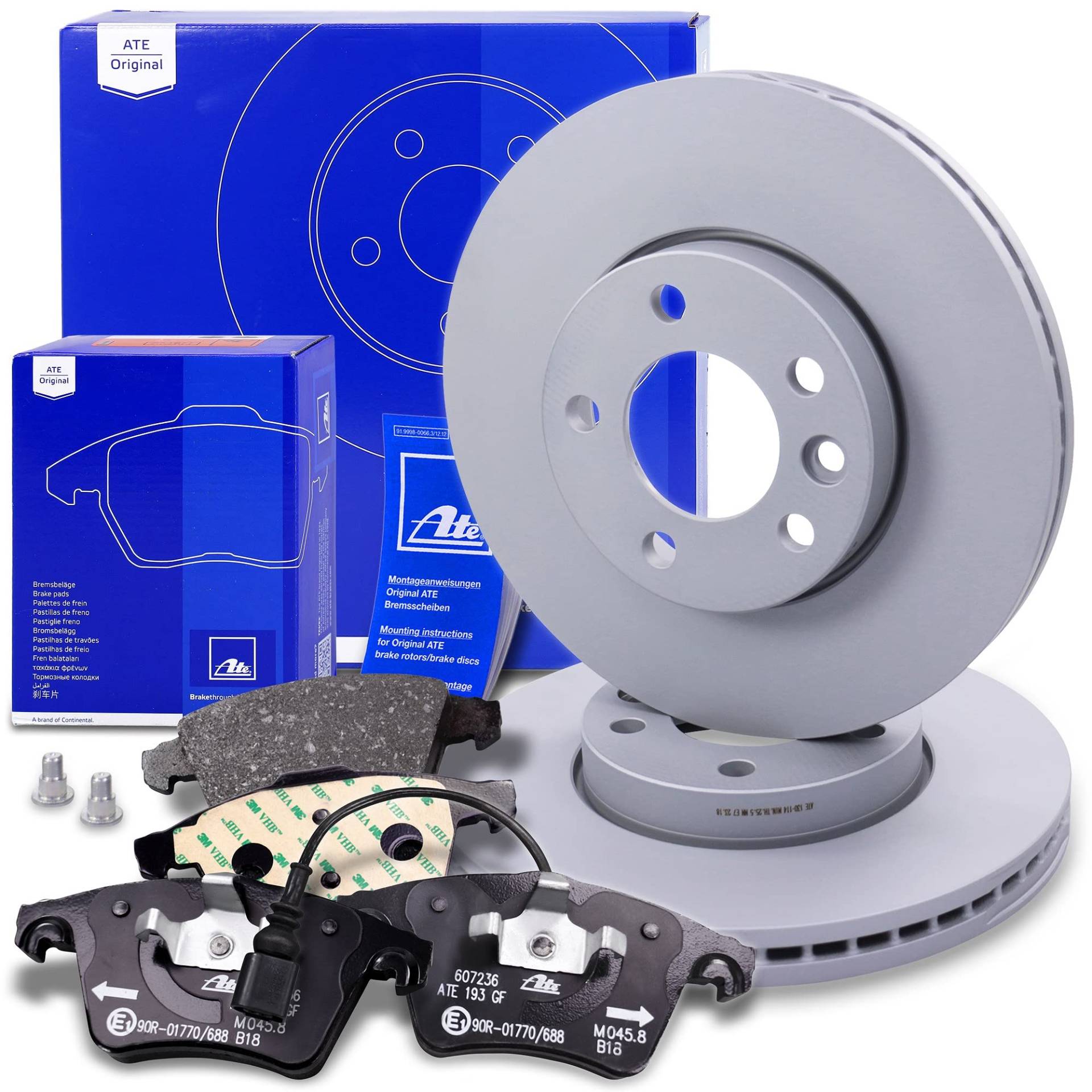 ATE Bremsenset Vorderachse inkl. Bremsscheiben vorne Ø 308 mm belüftet und Bremsbeläge vorne + Warnkontakt Kompatibel mit VW MULTIVAN T5, T6, TRANSPORTER T5 + T6 ATE Bremsenset Vorderachse inkl. Bremsscheiben vorne Ø 308 mm belüftet und Bremsbeläge vorne + Warnkontakt Kompatibel mit VW MULTIVAN T5, T6, TRANSPORTER T5 + T6 von hegehof