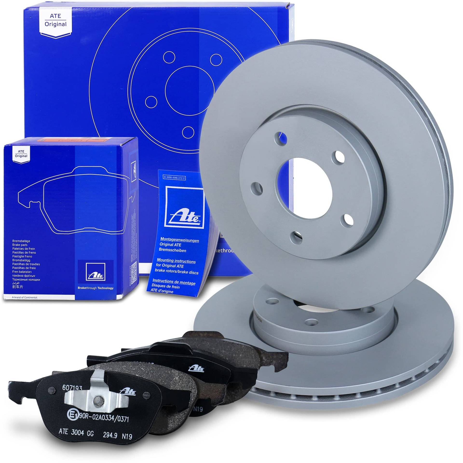 ATE Bremsenset Vorderachse inkl. Bremsscheiben vorne Ø 278 mm belüftet und Bremsbeläge vorne Kompatibel mit FORD C-MAX (DM2), FOCUS C-MAX (DM2), FOCUS Mk2, VOLVO C30 (533)) ATE Bremsenset Vorderachse inkl. Bremsscheiben vorne Ø 278 mm belüftet und Bremsbeläge vorne Kompatibel mit FORD C-MAX (DM2), FOCUS C-MAX (DM2), FOCUS Mk2, VOLVO C30 (533)) von ATE