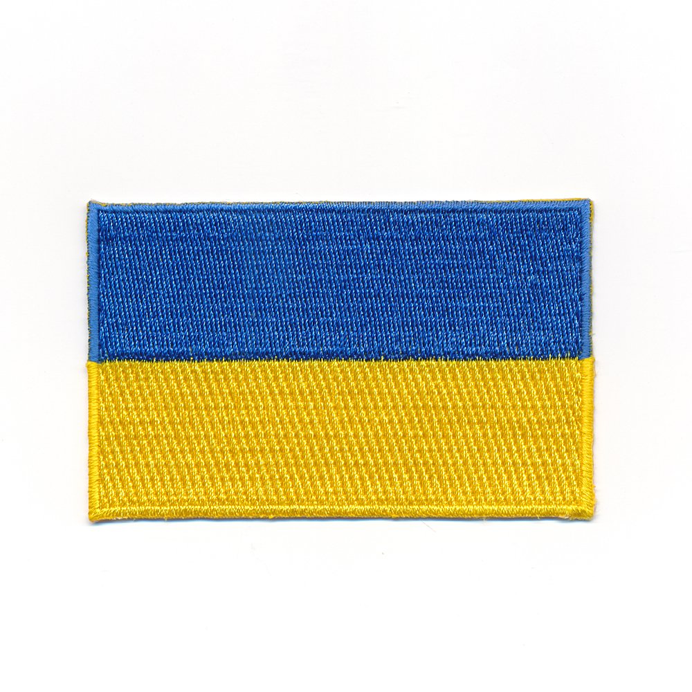 hegibaer 30 x 20 mm Ukraine Flagge Kiew Europa Ukrajina Flag Aufnäher Aufbügler 1097 Mini von hegibaer