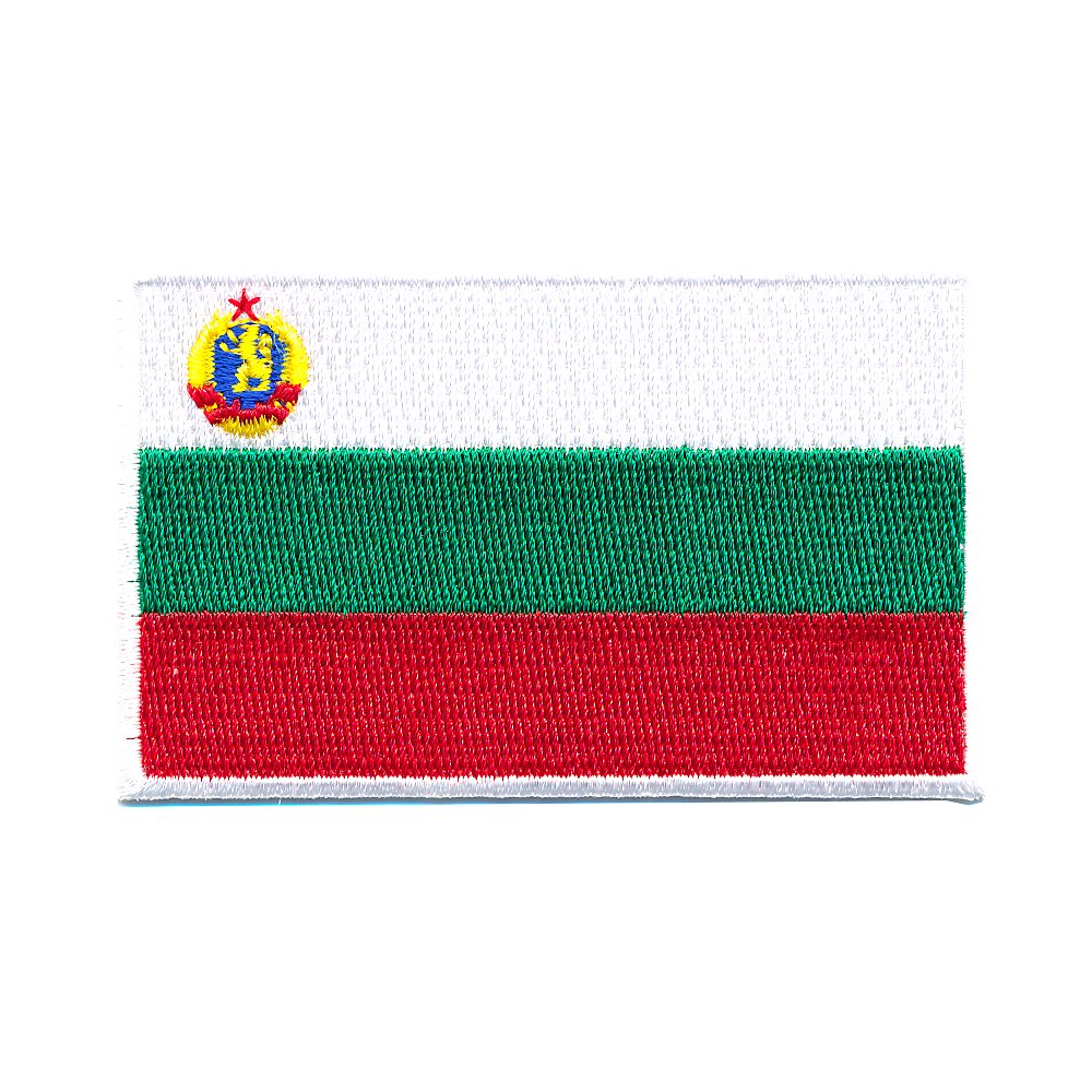 hegibaer 40 x 25 mm Bulgarien Flagge Sofia Europa Flag Patches Aufnäher Aufbügler 0658 A von hegibaer