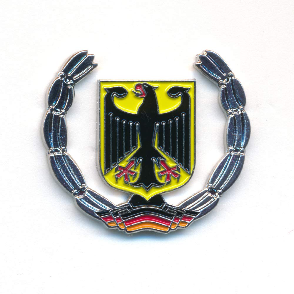 hegibaer Deutschland Berlin Europa Wappen Adler Flagge Edel Brosche Pin Anstecker 0916 von hegibaer