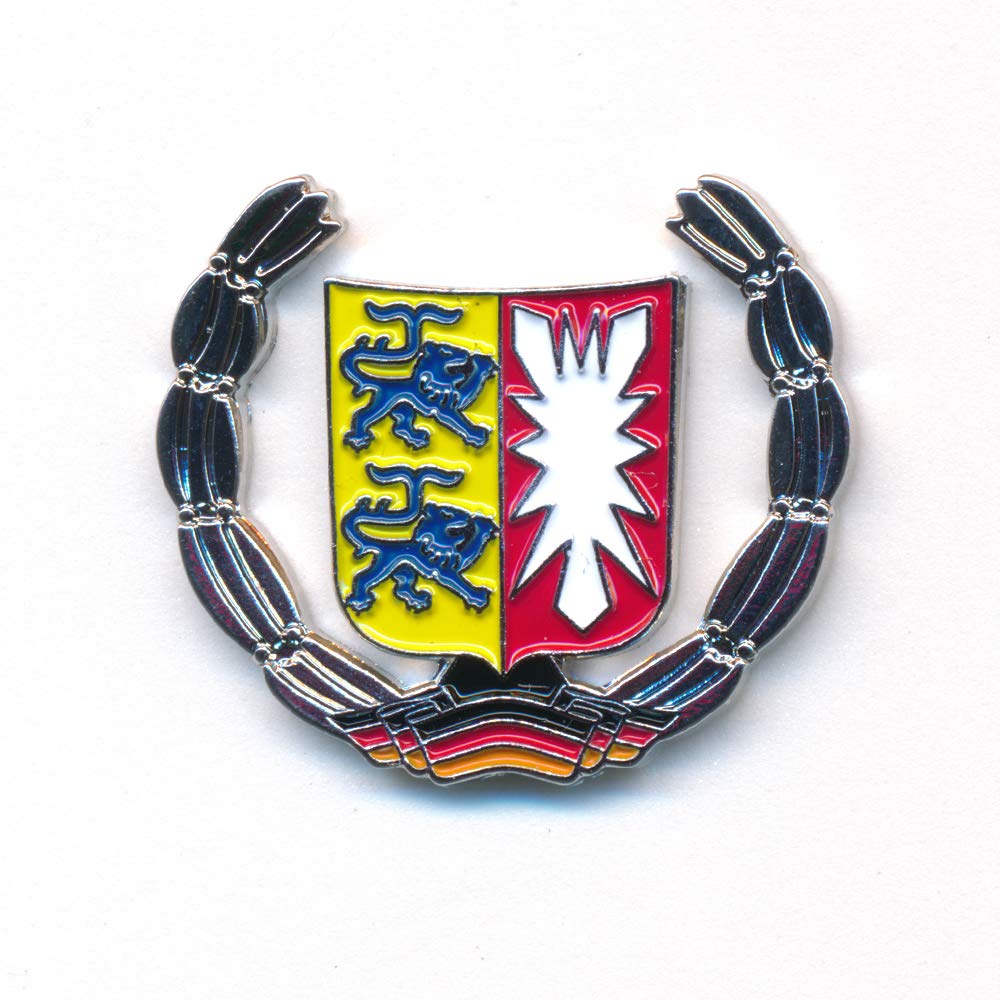 hegibaer Schleswig-Holstein Wappen Kiel Deutschland Flagge Badge Edel Pin Anstecker 0926 von hegibaer
