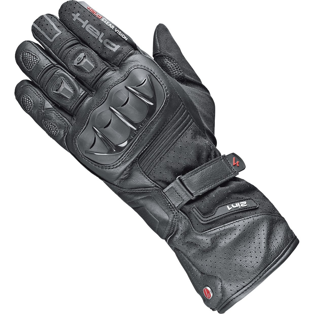 Held Air'N Dry II Damen Leder-/Textilhandschuh lang schwarz 5 Damen Held Air'N Dry II Damen Leder-/Textilhandschuh lang schwarz 5 Damen von held