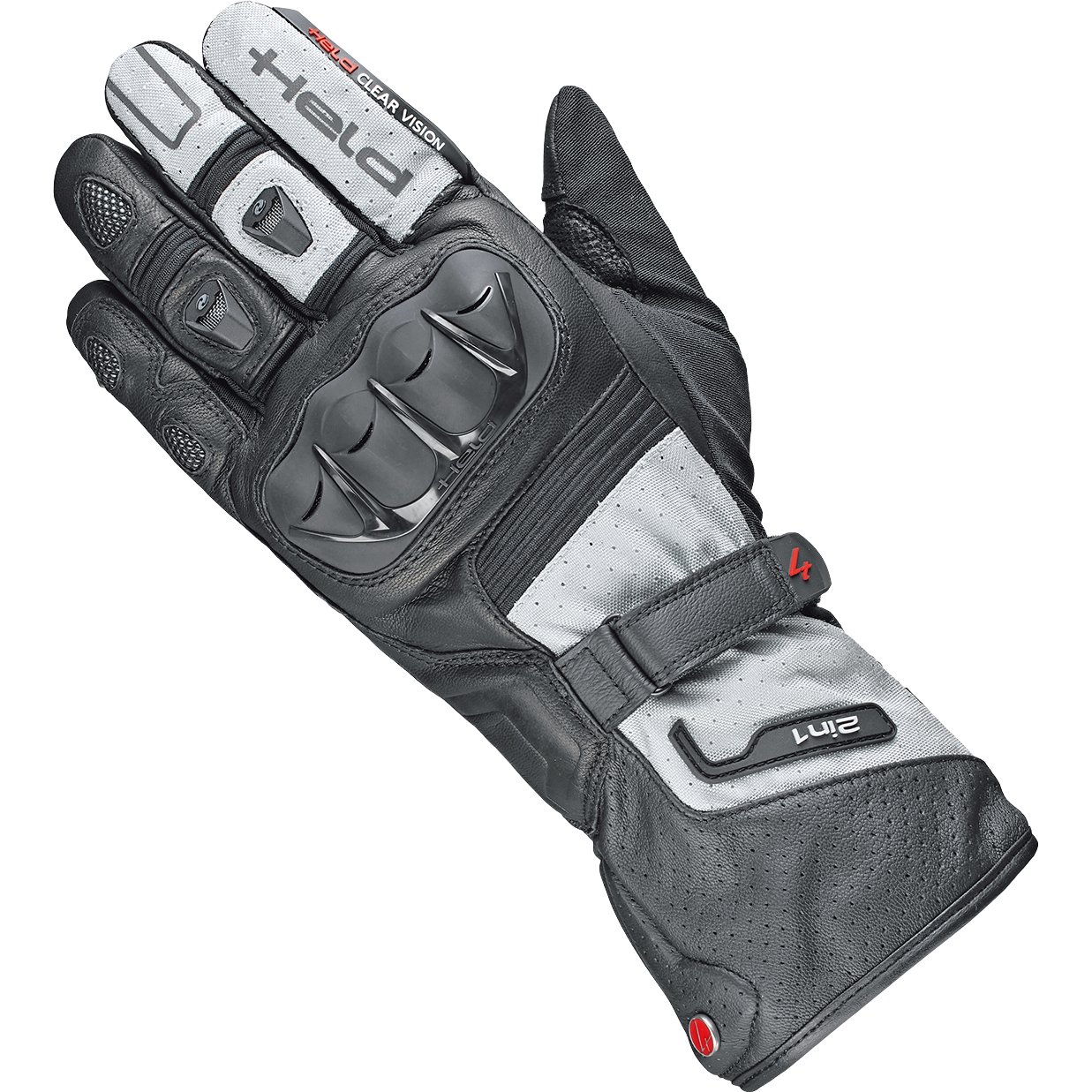 Held Air'N Dry II Leder-/Textilhandschuh lang grau 7 Herren Held Air'N Dry II Leder-/Textilhandschuh lang grau 7 Herren von held