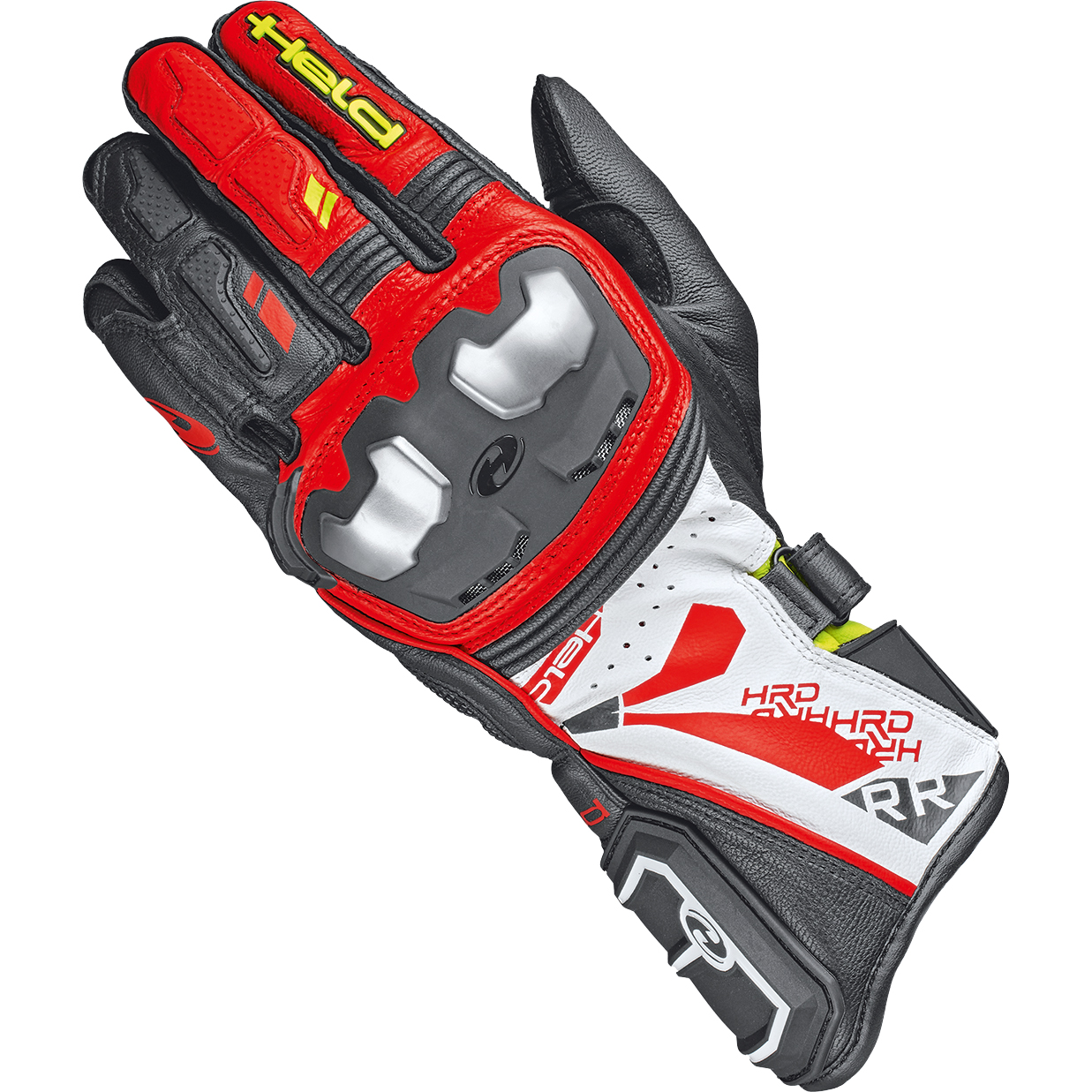 Held Akira RR Lederhandschuh lang weiß/rot 9 Herren Held Akira RR Lederhandschuh lang weiß/rot 9 Herren von held