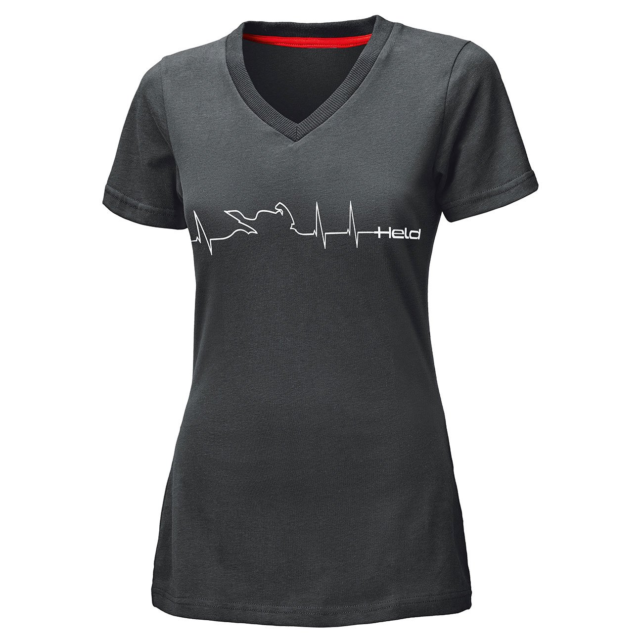 Held Be Heroic Damen T-Shirt Design Heartbeat schwarz L Damen Held Be Heroic Damen T-Shirt Design Heartbeat schwarz L Damen von held