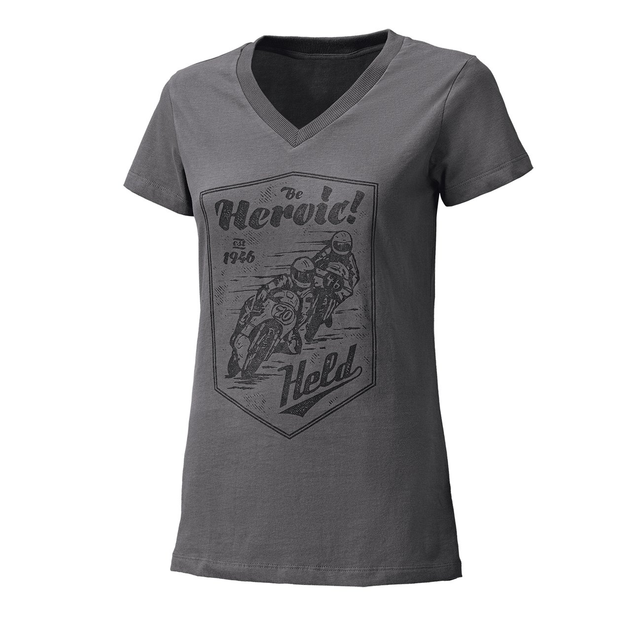Held Be Heroic Damen T-Shirt grau XXL Damen Held Be Heroic Damen T-Shirt grau XXL Damen von held