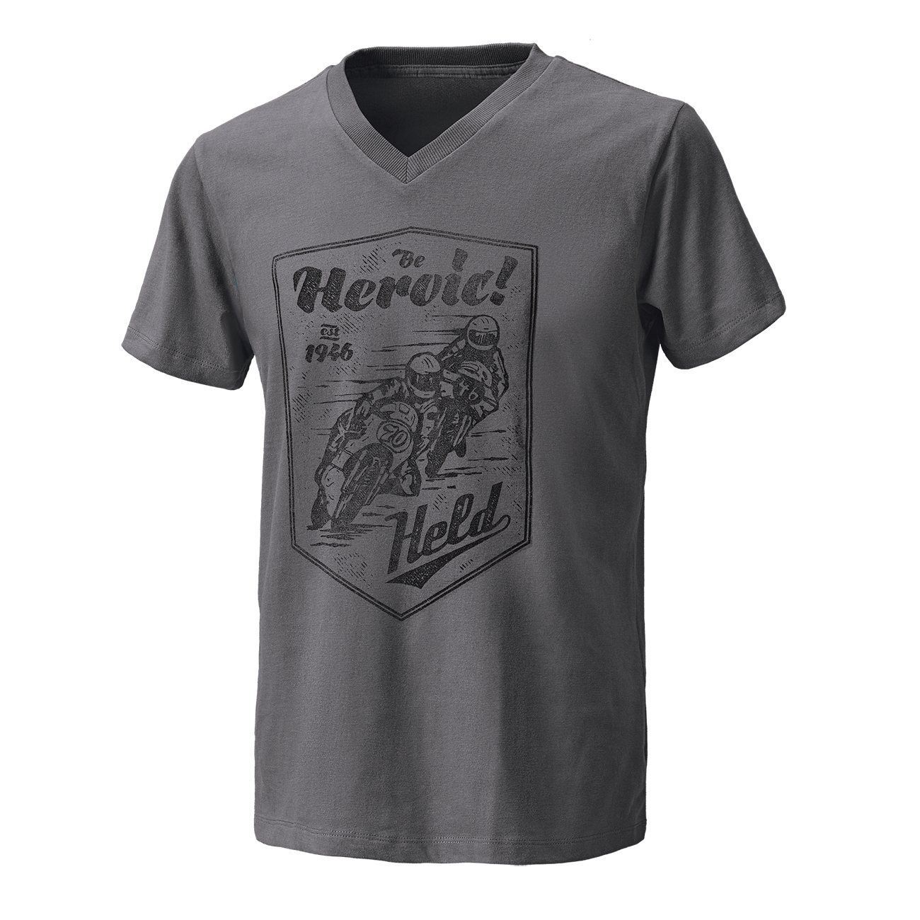 Held Be Heroic T-Shirt grau S Herren Held Be Heroic T-Shirt grau S Herren von held