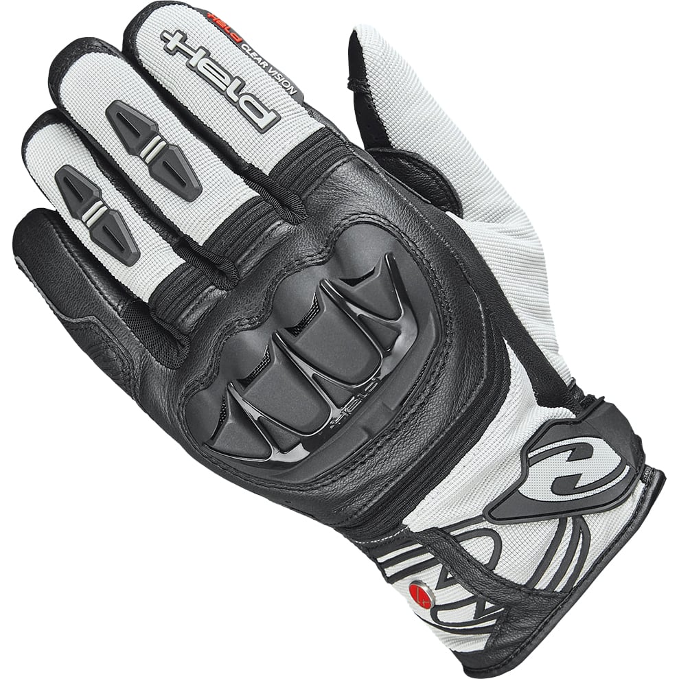 Held Sambia 2in1 Evo Leder-/Textilhandschuh kurz grau (lange Fing Herren Held Sambia 2in1 Evo Leder-/Textilhandschuh kurz grau (lange Fing Herren von held