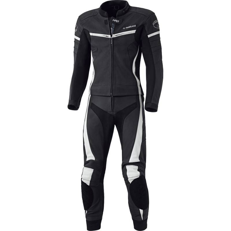 Held Spire Damen Lederkombi 2-tlg. schwarz/weiß 36 Damen von held