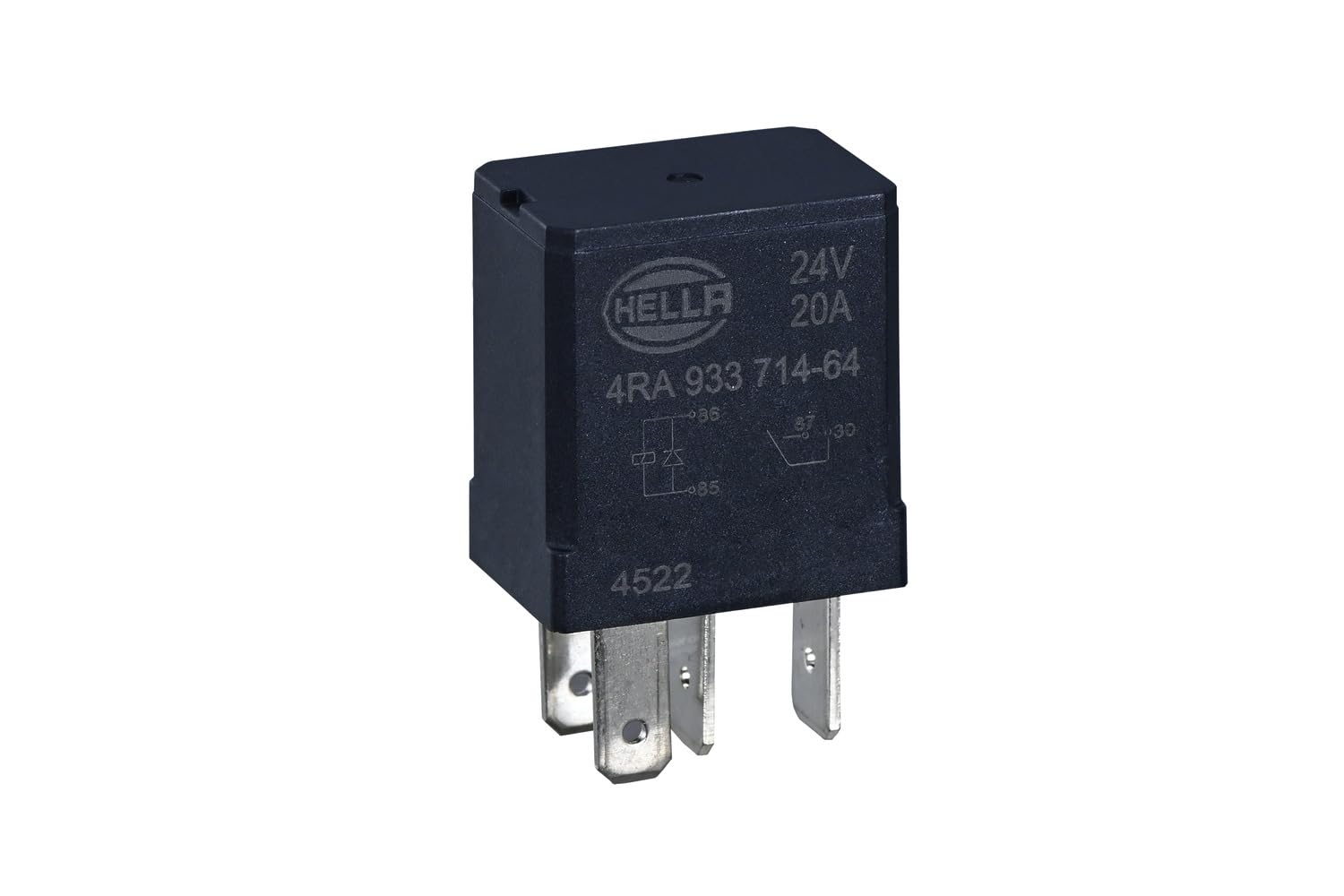 HELLA Relais, Arbeitsstrom - 24V - 4-polig - Schließer - 4RA 933 714-641 HELLA Relais, Arbeitsstrom - 24V - 4-polig - Schließer - 4RA 933 714-641 von Hella