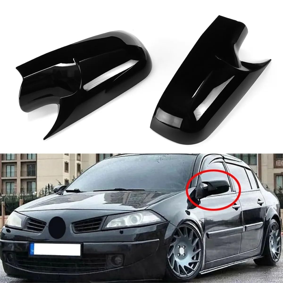 Außenspiegel Abdeckung Für Megane MK2 2002-2009 Auto Rückspiegel Abdeckung Flügel Kappe Außentür Gehäuse Shell Trim Außenspiegel Abdeckung Für Megane MK2 2002-2009 Auto Rückspiegel Abdeckung Flügel Kappe Außentür Gehäuse Shell Trim von hgudyr