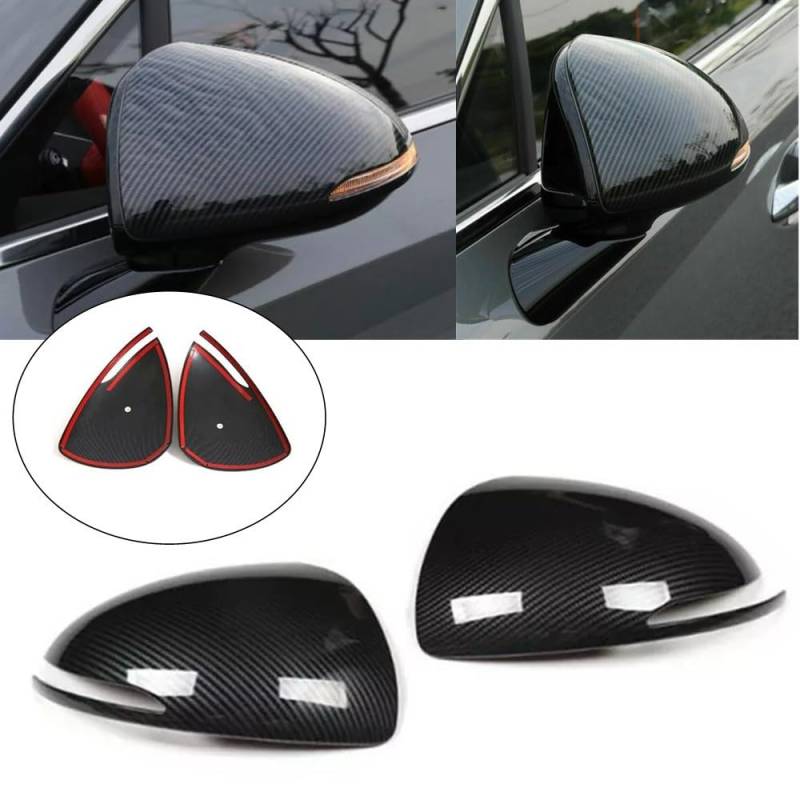 Außenspiegel Abdeckung Für Sonata DN8 2020 2021 2022 Auto Rück Seite Spiegel Abdeckung Flügel Kappe Außentür Gehäuse Shell Trim von hgudyr