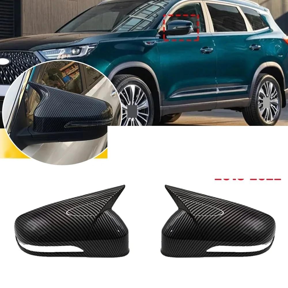 Außenspiegel Abdeckung Für Tiggo 8 2018 2019 2022 Auto Rückspiegel Abdeckung Flügel Kappe Außentür Gehäuse Shell Trim von hgudyr