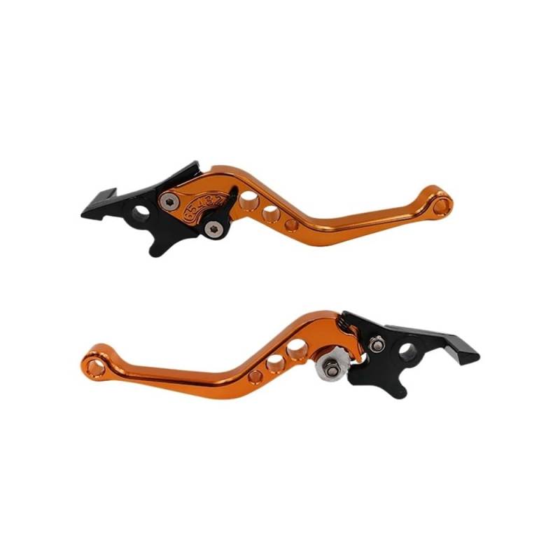 Kupplung Bremshebel 2 Stück Kupplungsgriff Simson Tuning Universal CNC-Legierung Motorradbremsgriff Einstellbare Größe Moto Motorrad Bremshebel von hgudyr