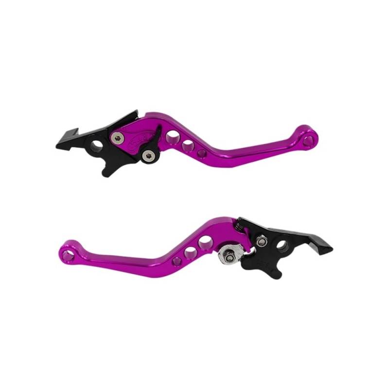 Kupplung Bremshebel 2 Stück Kupplungsgriff Simson Tuning Universal CNC-Legierung Motorradbremsgriff Einstellbare Größe Moto Motorrad Bremshebel von hgudyr