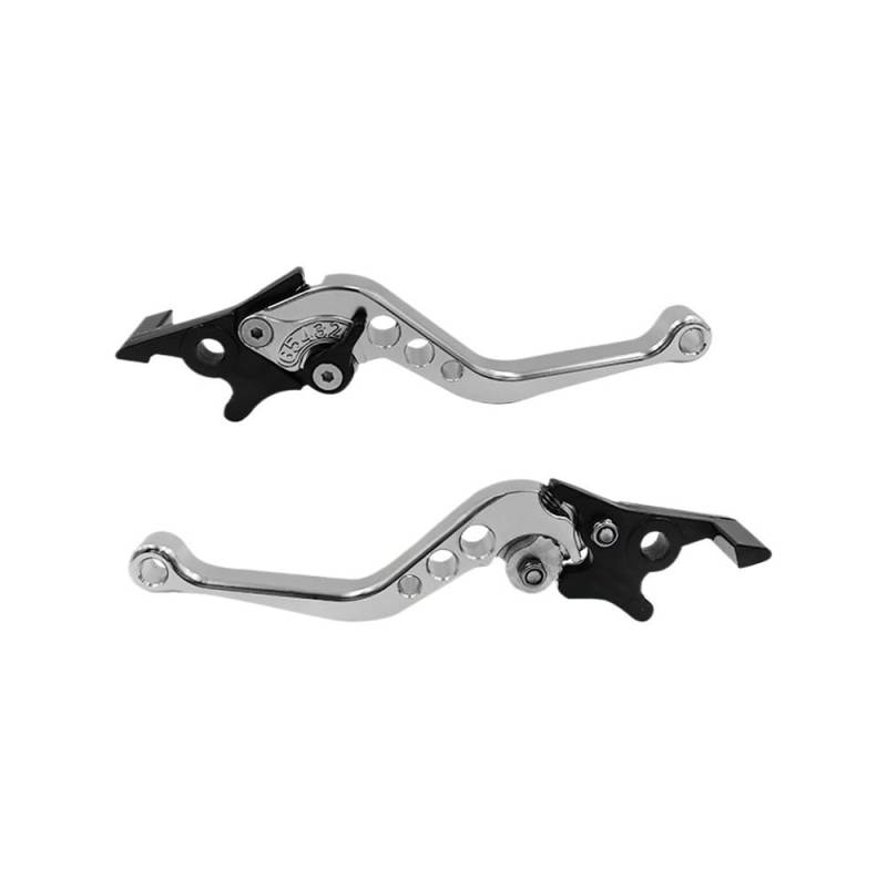 Kupplung Bremshebel 2 Stücke Universal CNC Legierung Motorrad Bremsgriff Einstellbar Moto Motorrad Modifikation Kupplung Trommel Bremshebel Griff von hgudyr