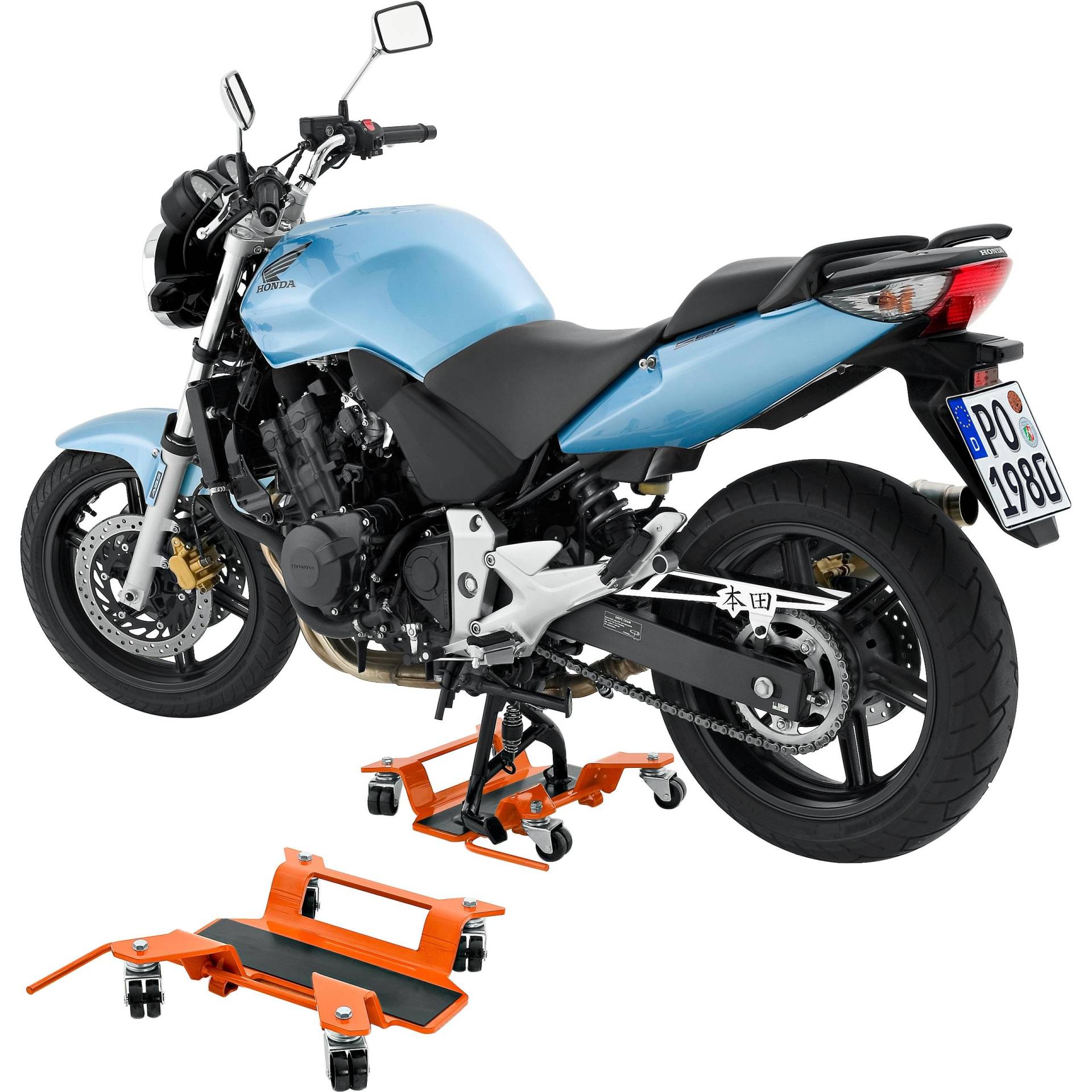 Hi-Q Tools Montageständer Motorrad Ständer Motorradheber Rangierhilfe bis 250kg für Hauptständer, Unisex, Multipurpose, Ganzjährig, Stahl, orange Hi-Q Tools Montageständer Motorrad Ständer Motorradheber Rangierhilfe bis 250kg für Hauptständer, Unisex, Multipurpose, Ganzjährig, Stahl, orange von hi-Q Tools