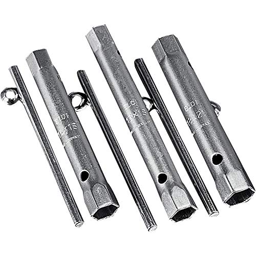 Hi-Q Tools Zündkerzenschlüssel – 2 Schlüsselweiten – Mit Querstange – 17mm/21mm schwarz von hi-Q Tools