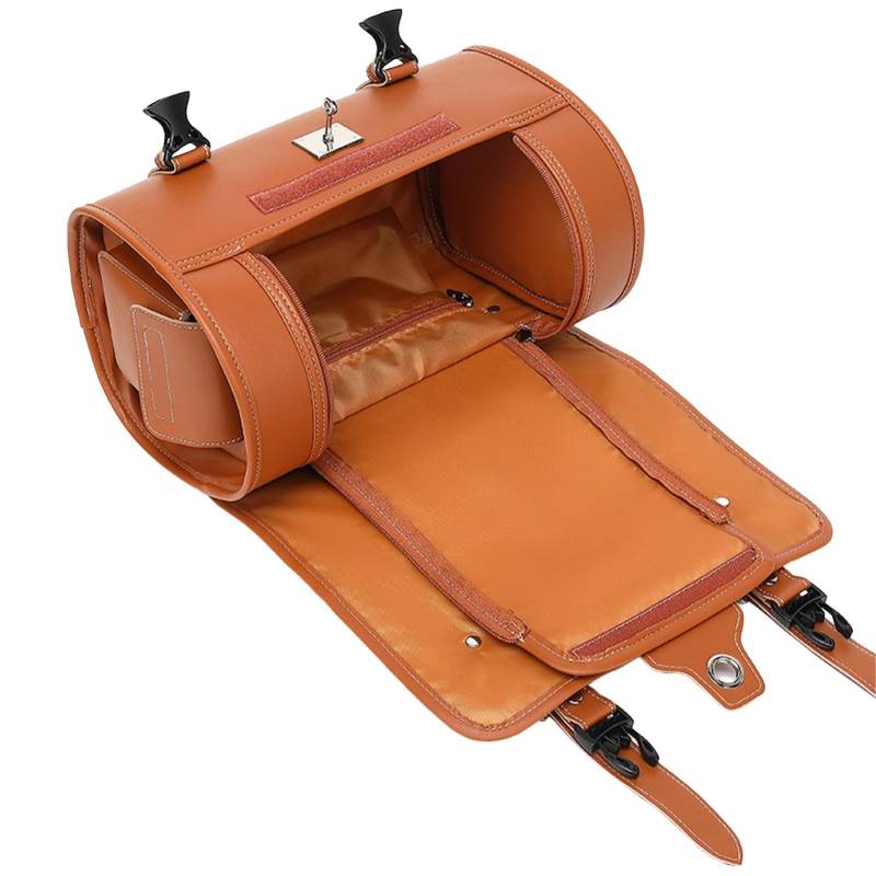 higyee Motorrad-Rücksitztasche, Motorrad-Hecktasche - Retro-Motorrad-Gepäckträgertaschen | Multifunktionale Gepäcktaschen, Ausrüstungstaschen, Hecktaschen für die meisten Motorräder von higyee