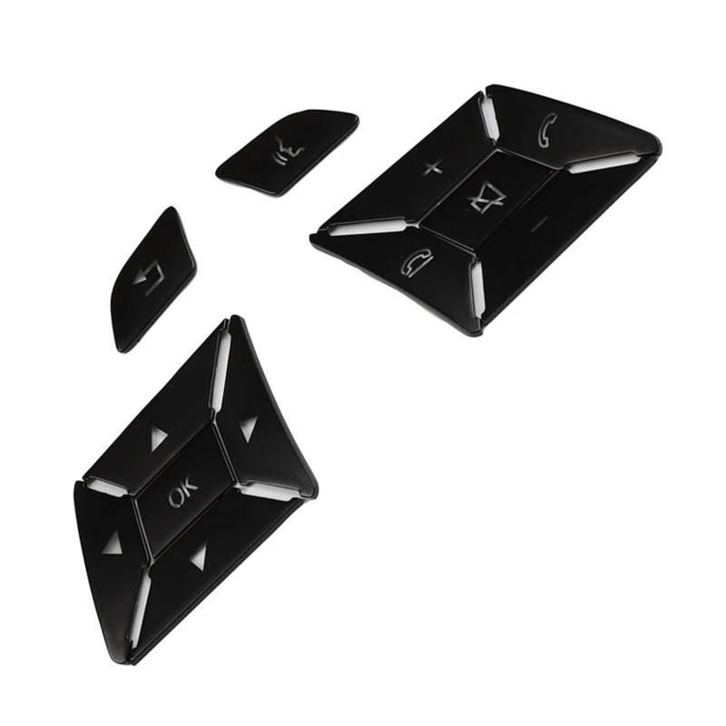 hivxwerm Auto Schalttafel Aufkle Kompatibel Mit Benz Für ML W166 ML250 ML350 ML400 ML500 ML550 ML63 Für AMG 2012–2015, Aufkleber Für Die Verkleidung des Lenkradknopfschalters von hivxwerm