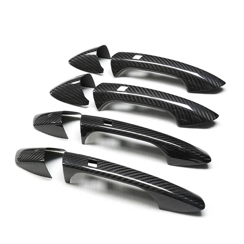 hivxwerm Auto TüRgriff Schale Kompatibel Mit Benz Für C W204 2007 2008 2009 2010 2011 2012 2013 2014 2015 Autoaußenzubehör Autoaußentürgriff-Dekorationsschale(4 Doors-4 SENSORS) von hivxwerm