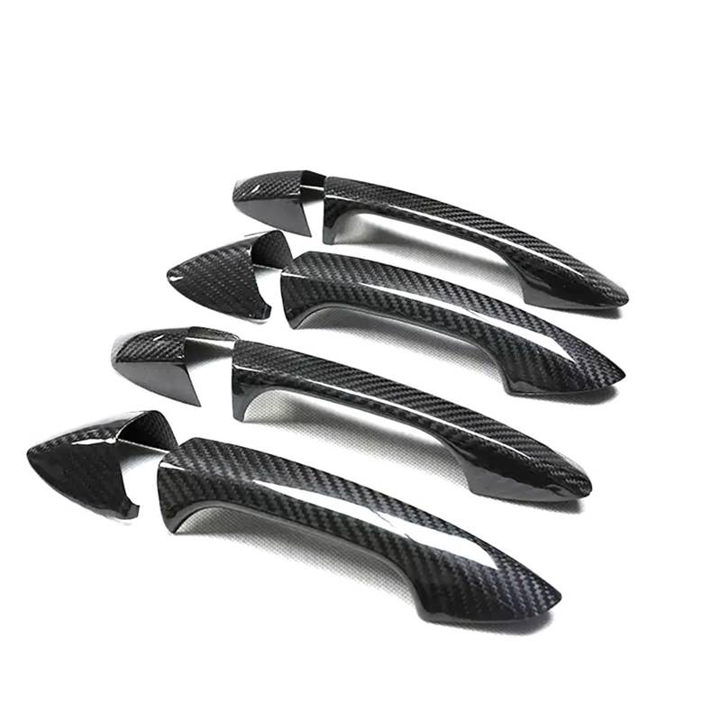hivxwerm Auto TüRgriff Schale Kompatibel Mit Benz Für C W204 2007 2008 2009 2010 2011 2012 2013 2014 2015 Autoaußenzubehör Autoaußentürgriff-Dekorationsschale(4 Doors-NO Sensor) von hivxwerm
