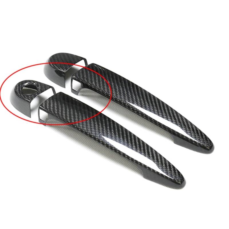 hivxwerm Auto TüRgriff Schale Kompatibel Mit Für 1 E82 E87 E88 F20 F21 2007 2008 2009 2010 2011 2012 2013 2014 2015 Auto-Außentürgriff-Dekorationsschale(2D with Sensor) von hivxwerm