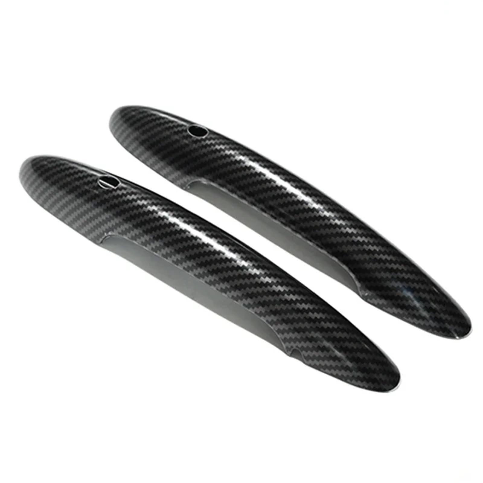 hivxwerm Auto TüRgriff Schale Kompatibel Mit Mini Für Cooper S JCW F56 F57 Autotürgriffabdeckung Autozubehör Auto Außentürgriff Dekorationsschale(Carbon Fiber Pattern) von hivxwerm