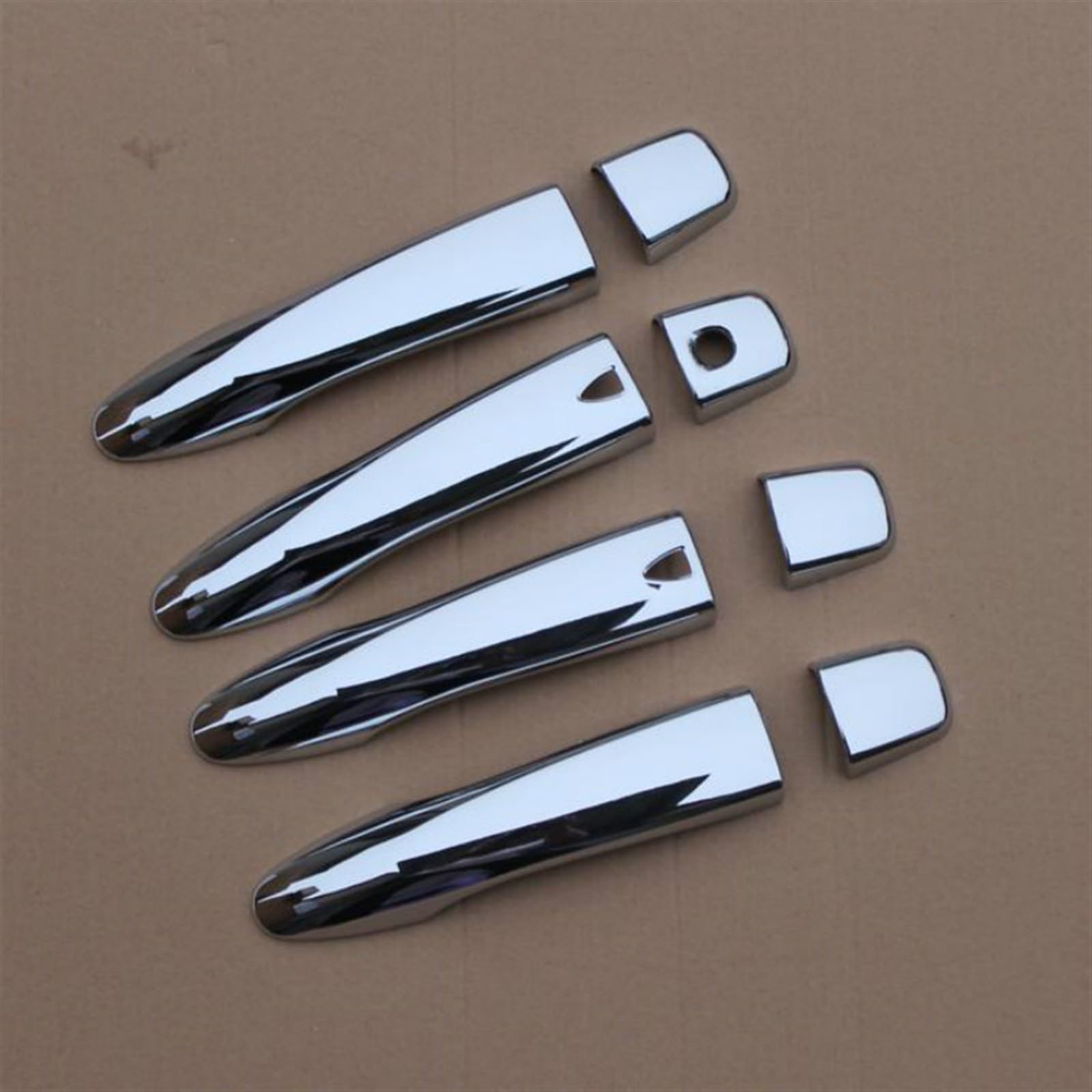 hivxwerm Auto TüRgriff Schale Kompatibel Mit Nissan Für Pulsar C13 2015 2016 2017 2018 2019 Autotürgriffabdeckung Autozubehör Auto Außentürgriff Dekorationsschale(Silver 2 Buttons) von hivxwerm