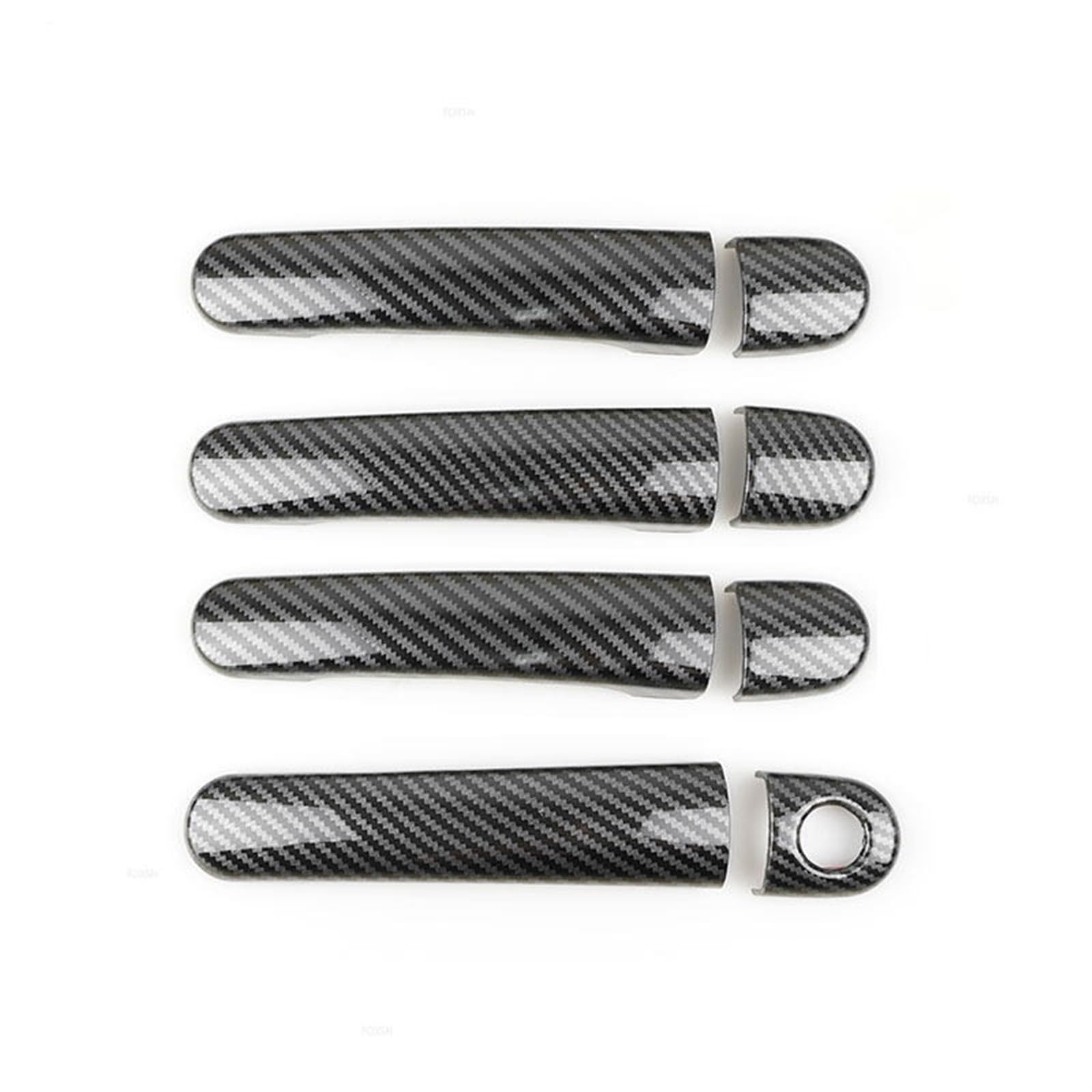 hivxwerm Auto TüRgriff Schale Kompatibel Mit Skoda Für Superb 2001 2002 2003 2004 2005 2006 2007 2008 Autozubehör Auto Außentürgriff Dekorationsschale(Carbon Texture A) von hivxwerm