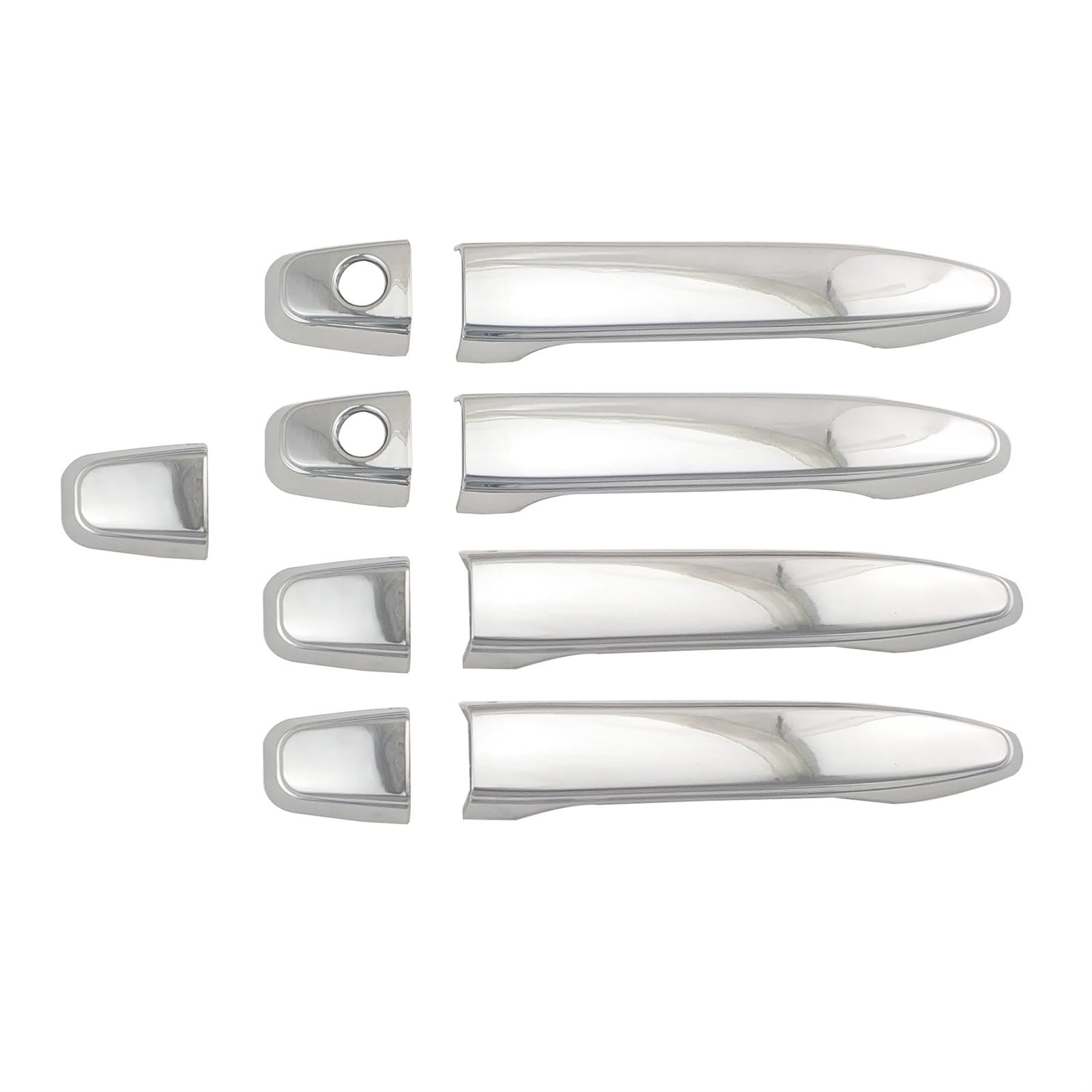 hivxwerm Auto TüRgriff Schale Kompatibel Mit Toyota Für Sienna 2004 2005 2006 2007 2008 2009 2010 Autozubehör Auto Außentürgriff Dekorationsschale(Silver) von hivxwerm