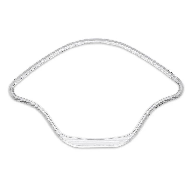 hivxwerm Motorrad-Instrumentenrahmen Kompatibel Mit Primavera Für Spring 125 150 2014 2015 2016 2017 2018 2019 2020 2021 Motorrad-Kilometerzähler-Messgerät Drehzahlmesser-Gehäusedekoration(Silver) von hivxwerm